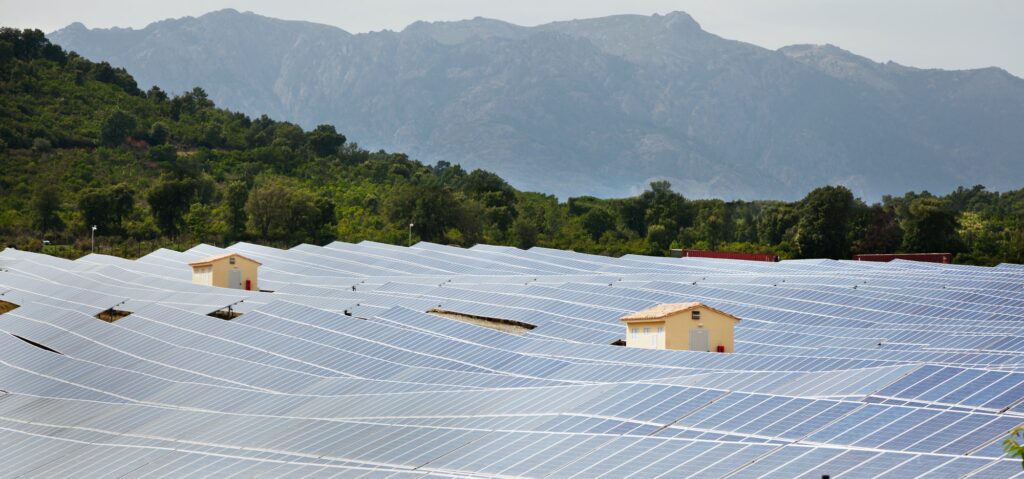 Solar power plant.